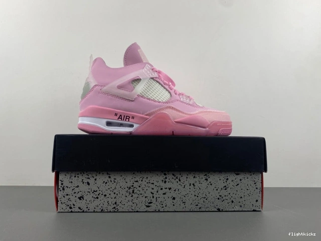 4 OFF-WHITE PINK JORDAN X 0806